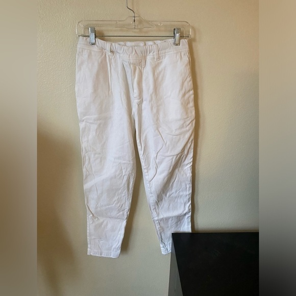 James Perse Women’s Pull On Chino Pants White Size 1 Beach Casual Pants - Picture 1 of 8